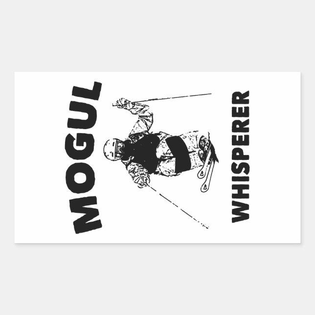 Sticker Rectangulaire Mogul Whisperer (Devant)