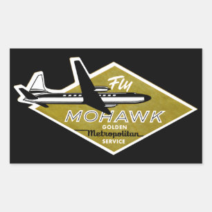 Sticker Rectangulaire Mohawk Airlines II 1960
