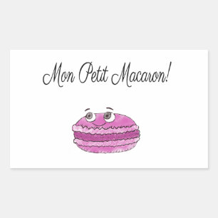 Sticker Rectangulaire Mon Petit Macaron