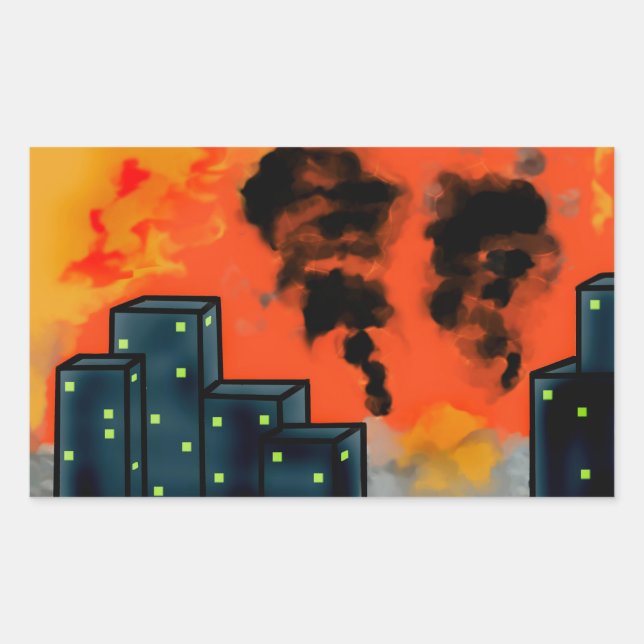 Sticker Rectangulaire Mon rêve (Devant)