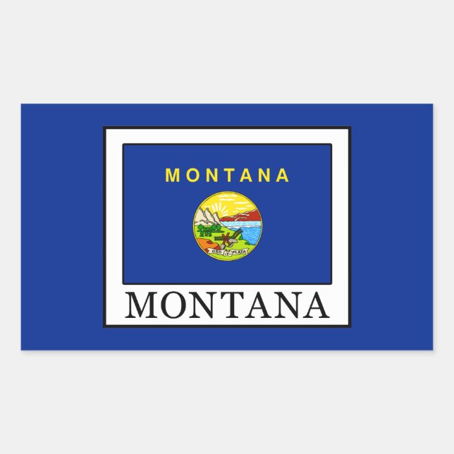Sticker Rectangulaire Montana (Devant)