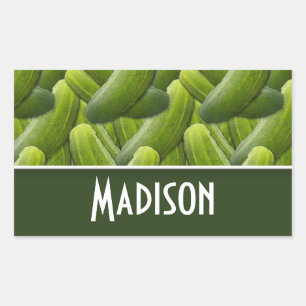 Sticker Rectangulaire Motif de chiche