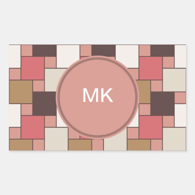 Sticker Rectangulaire Motif de pesage citrouille (Devant)