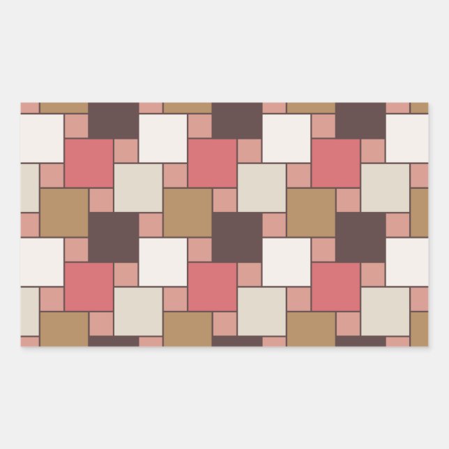 Sticker Rectangulaire Motif de pesage citrouille (Devant)