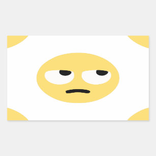 Sticker Rectangulaire mouvement de l'oeil émotionnel