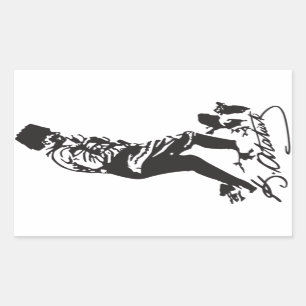Sticker Rectangulaire Mustafa Kemal Ataturk
