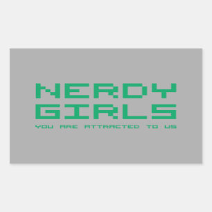 Sticker Rectangulaire Nerdy Girls 2