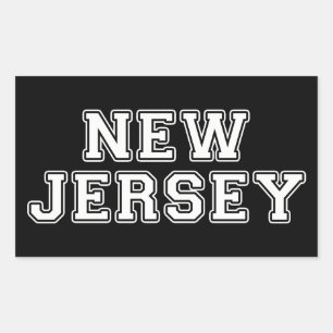 Sticker Rectangulaire New Jersey