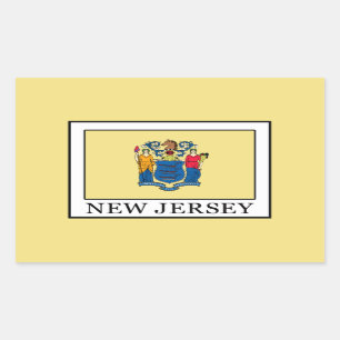 Sticker Rectangulaire New Jersey