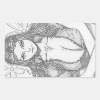 Sticker Rectangulaire Nico Robin ~ Enfant du Diable