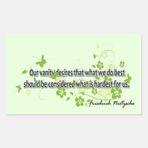 Sticker Rectangulaire Nietzsche