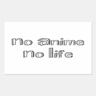 Sticker Rectangulaire no anime no life