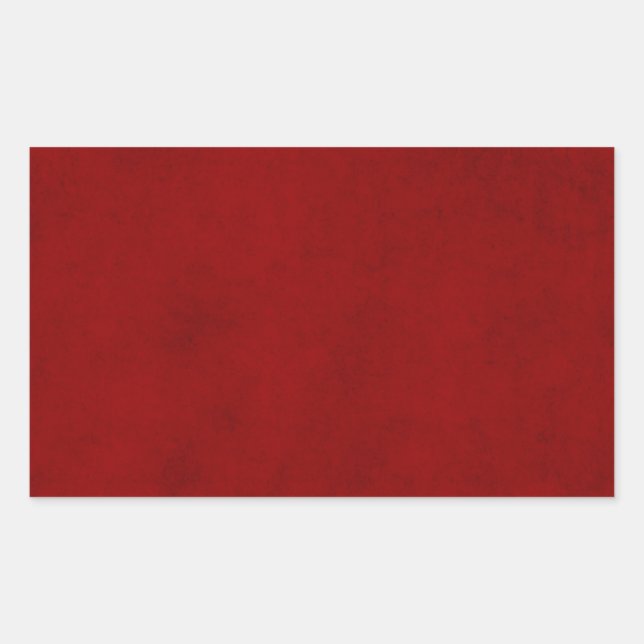 Sticker Rectangulaire Noël Rouge Solid Fête Couleur Arrière - plan Tenda (Devant)