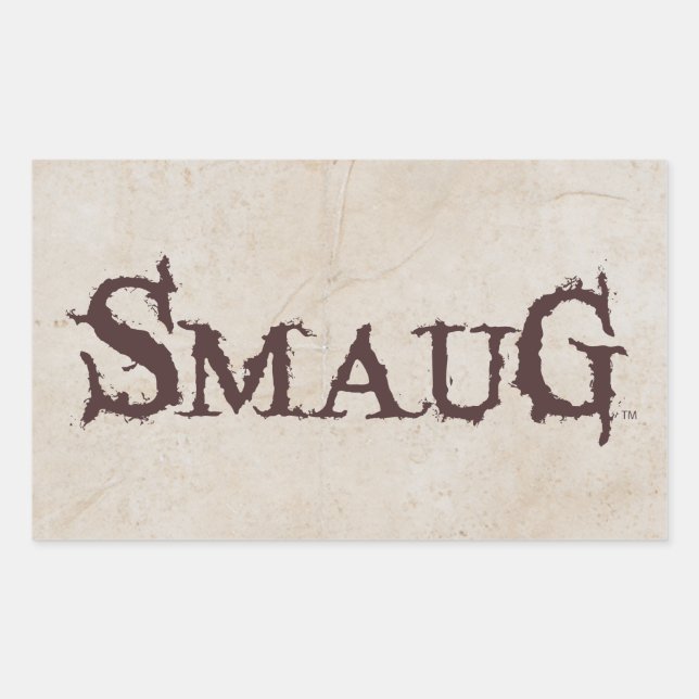 Sticker Rectangulaire Nom SMAUG™ (Devant)