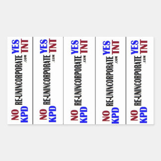 Sticker Rectangulaire Non KPD Oui TNT