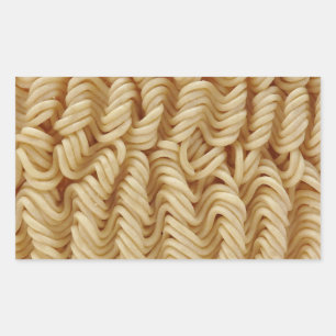 Sticker Rectangulaire Nouilles de ramen séchées