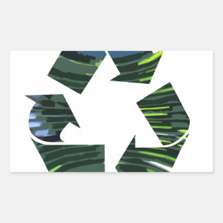 Sticker Rectangulaire Nous adorons RECYCLE Champions NVN253 Environnemen