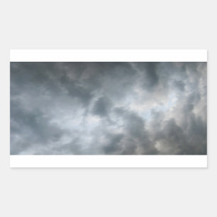 Sticker Rectangulaire Nuages de tempête en panne