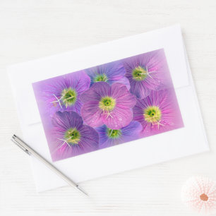 Sticker Rectangulaire Nuances de violet