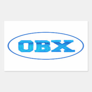 Sticker Rectangulaire OBX Banques extérieures