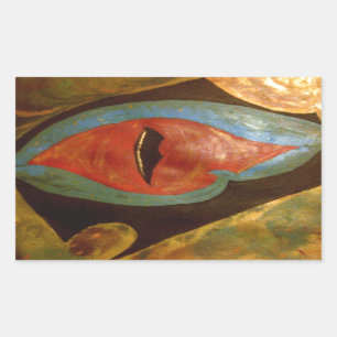 Sticker Rectangulaire oeil de dragon