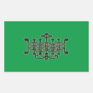 Sticker Rectangulaire Ogun Veve Sigil