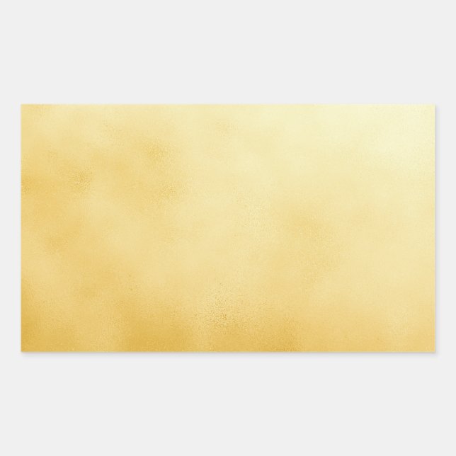 Sticker Rectangulaire Or Golden Foil (Devant)