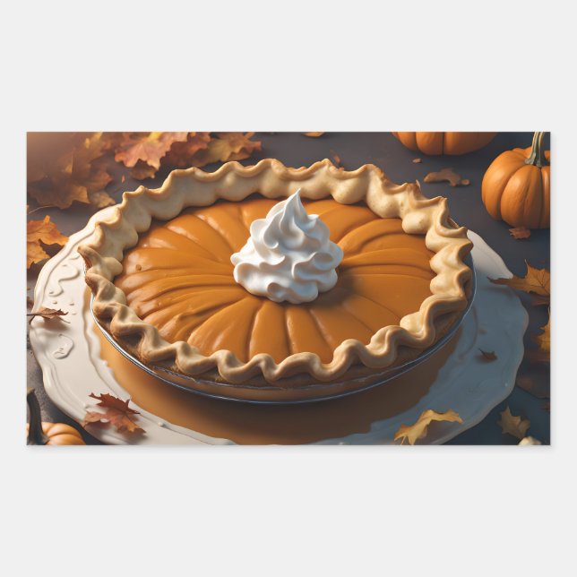 Sticker Rectangulaire Orange (Devant)