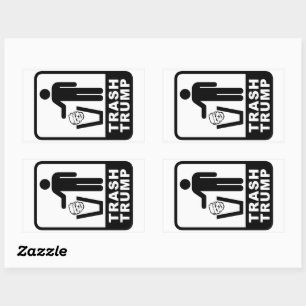 Sticker Rectangulaire ordures