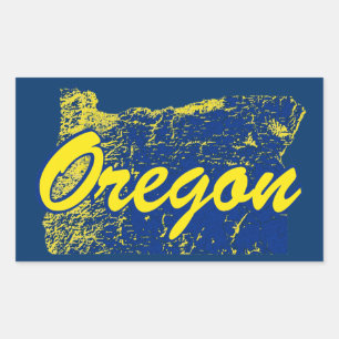 Sticker Rectangulaire Oregon