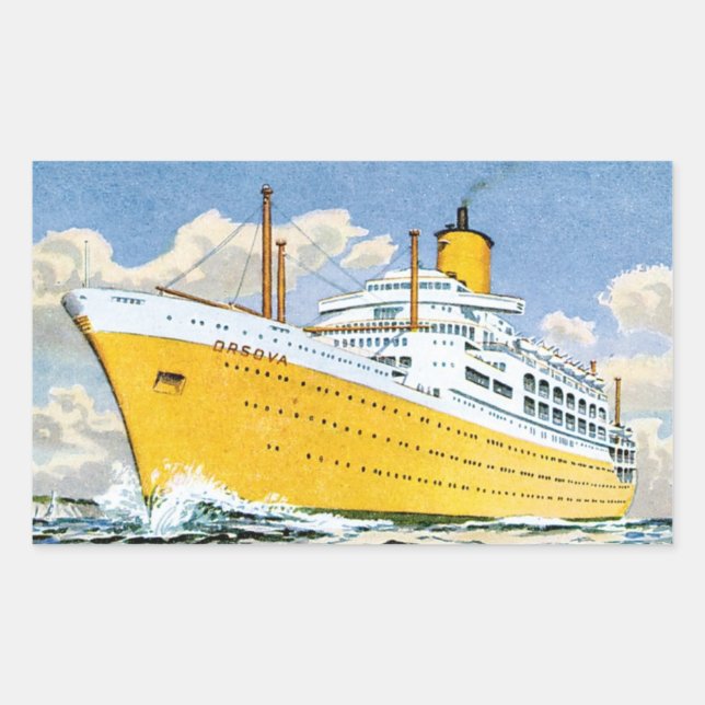 Sticker Rectangulaire Orsova de la ligne Orient (Devant)