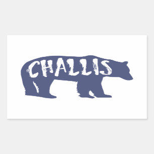 Sticker Rectangulaire Ours de Challis Idaho