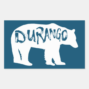 Sticker Rectangulaire Ours de Durango