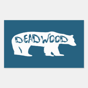 Sticker Rectangulaire Ours du Dakota du Sud