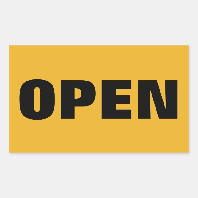 STICKER RECTANGULAIRE OUVERT (Devant)