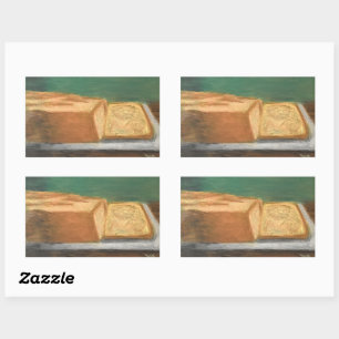 Sticker Rectangulaire Pain de banane