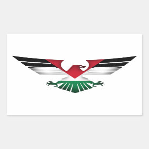 STICKER RECTANGULAIRE PALESTINE LIBRE - AILES DE LIBERTÉ