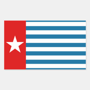Sticker Rectangulaire papua occidental