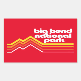 Sticker Rectangulaire Parc national Big Bend