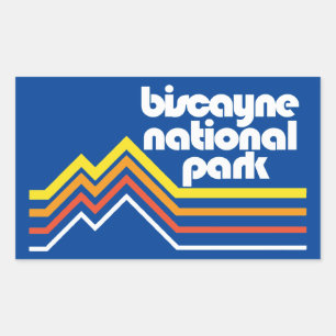 Sticker Rectangulaire Parc national de Biscayne