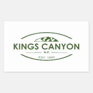 Sticker Rectangulaire Parc national de Kings Canyon