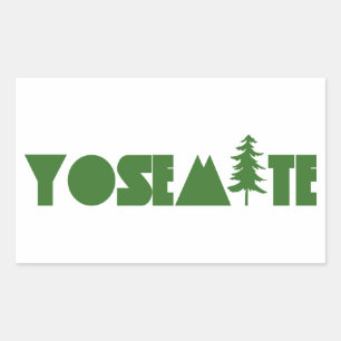 Sticker Rectangulaire Parc national de Yosemite