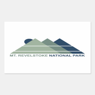 Sticker Rectangulaire Parc national du Mont-Revelstoke