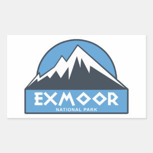Sticker Rectangulaire Parc national Exmoor