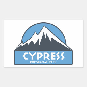 Sticker Rectangulaire Parc provincial Cypress