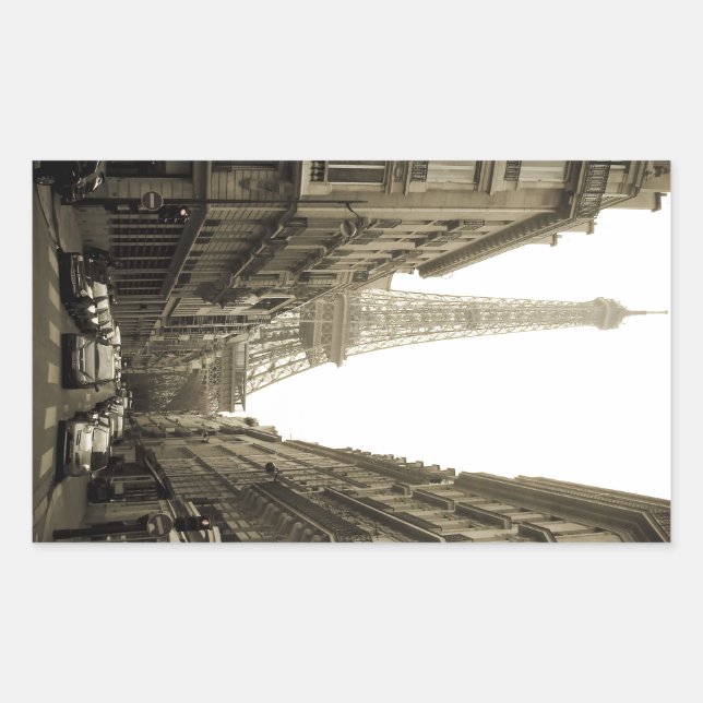 Sticker Rectangulaire Paris (Devant)