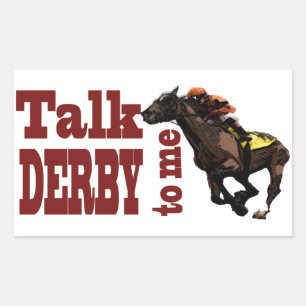 Sticker Rectangulaire Parlez de Derby à moi Cadeaux et nouveautés
