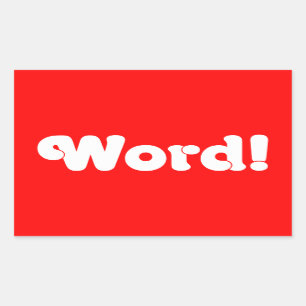 Sticker Rectangulaire Parole !