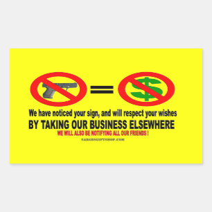 STICKER RECTANGULAIRE PAS D'ARME, PAS D'ARME