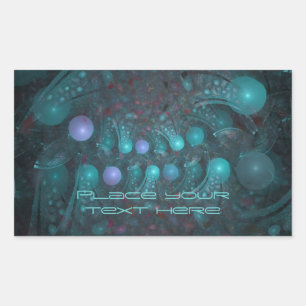 Sticker Rectangulaire Peau Alien 001